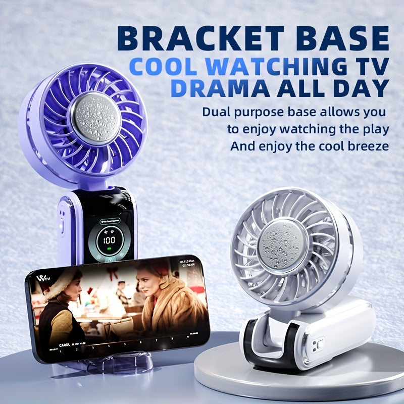 100-SPEED - PORTABLE ULTRA QUIET REFRIGERATION HANDHELD FAN