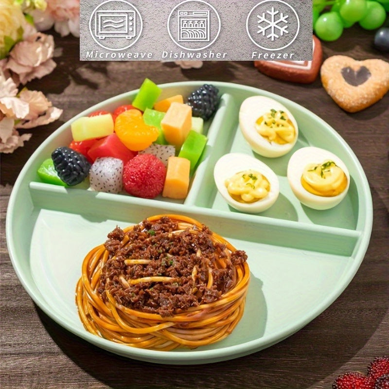 5pcs - SEPARATOR ANTI-FALL DINNER PLATE e/FOOD TRAY