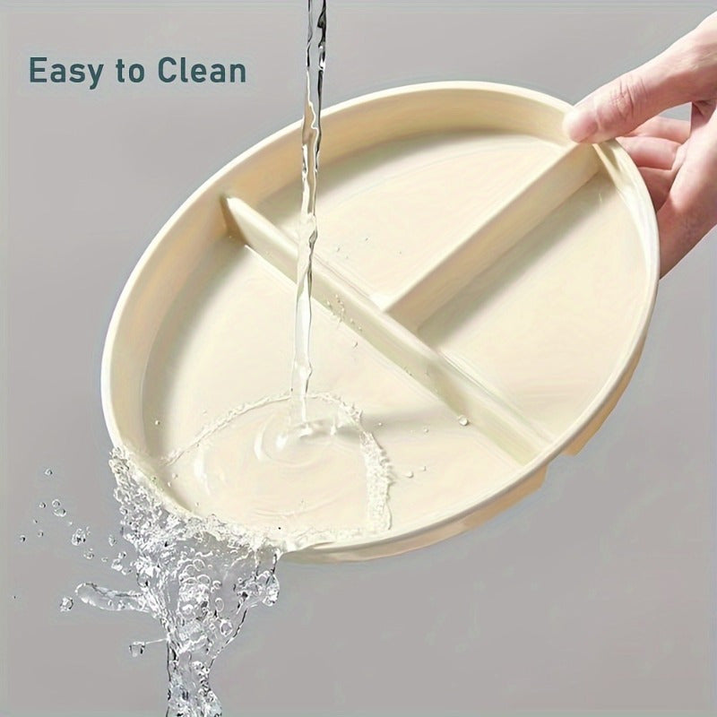 5pcs - SEPARATOR ANTI-FALL DINNER PLATE e/FOOD TRAY