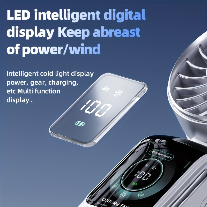 100-SPEED - PORTABLE ULTRA QUIET REFRIGERATION HANDHELD FAN