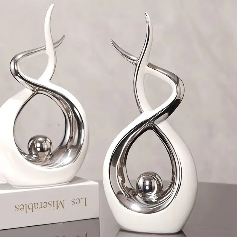 2pcs - ADVANCED LIGHT LUXURY RESIN HOME DECORATION