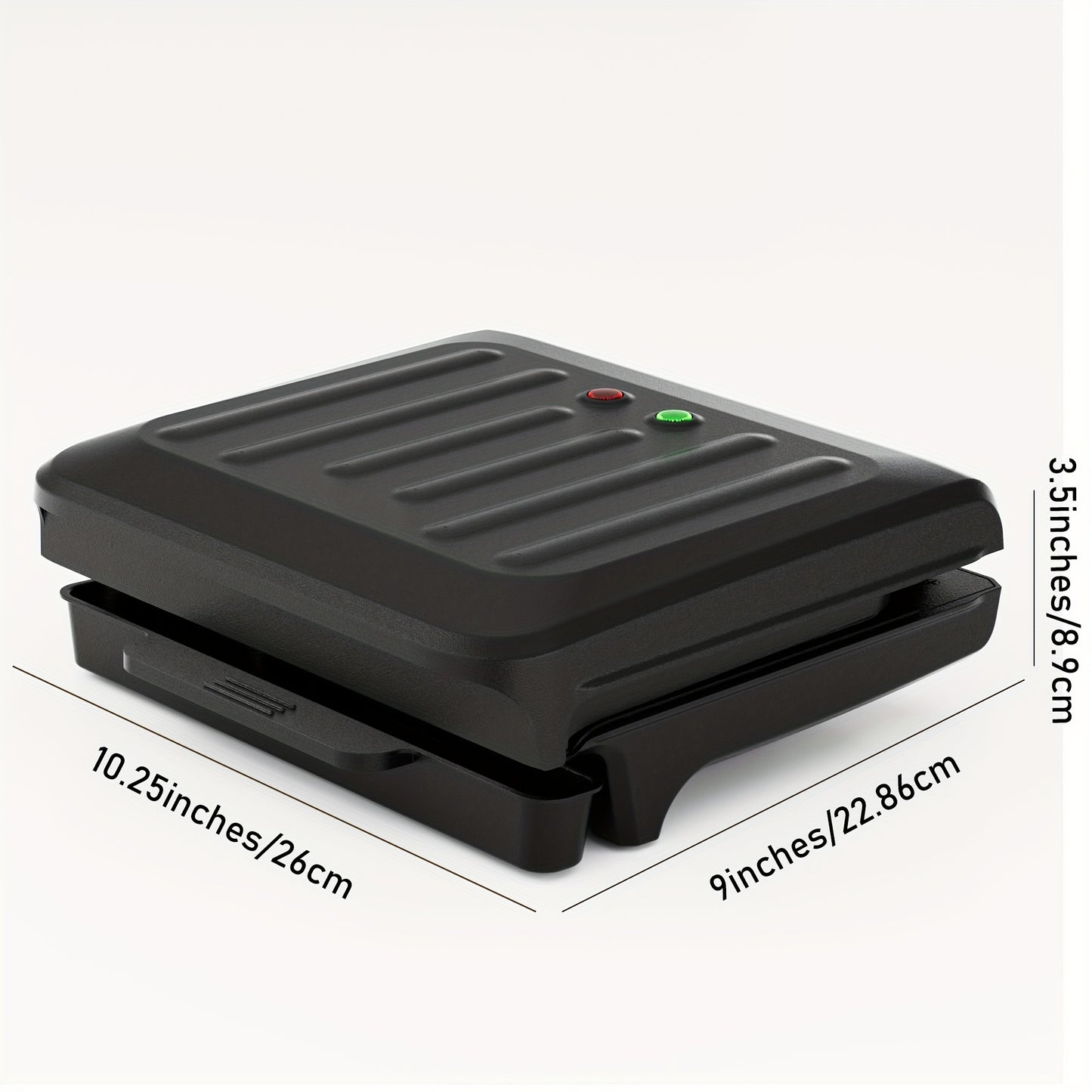 1pc - ELECTRIC NON-STICK HOT DOG MACHINE/GRILL W/OIL DRIP TRAY