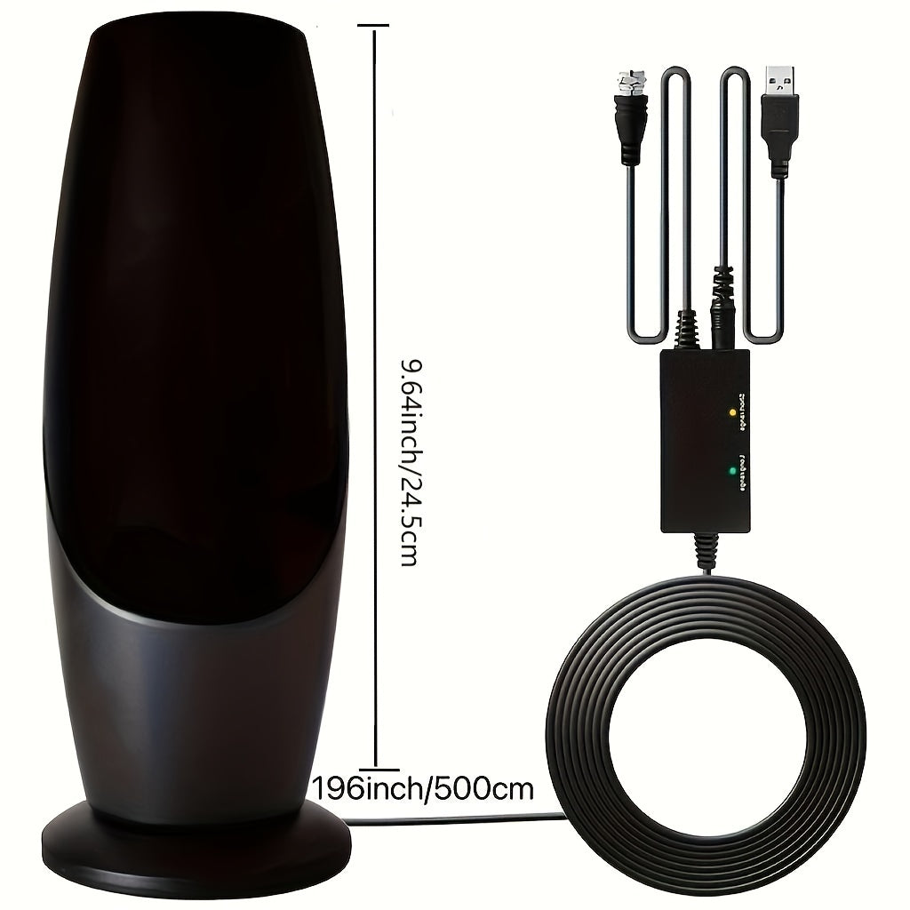 4K 1080P - 350+ MILE RANGE DIGITAL SMART TV ANTENNA W/SIGNAL BOOSTER