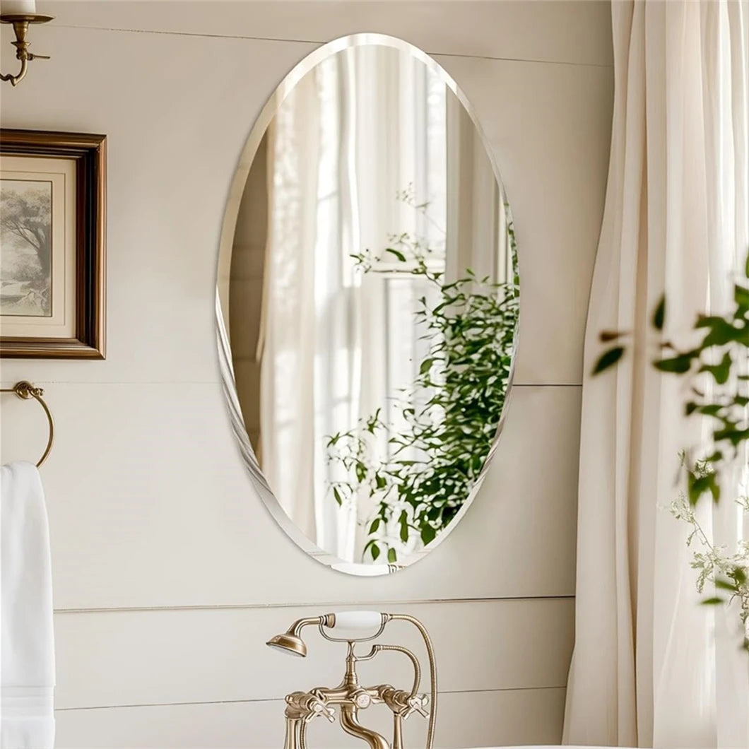FRAMELESS HIGH DEFINITION OVAL/ELLIPTICAL MIRROR