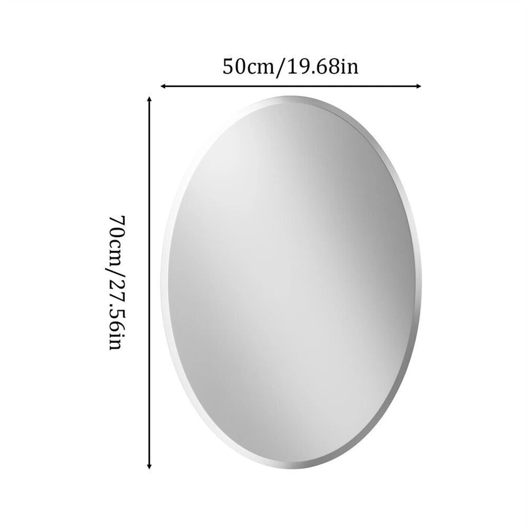 FRAMELESS HIGH DEFINITION OVAL/ELLIPTICAL MIRROR