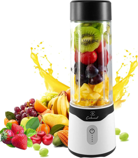 18oz - 6-BLADES RECHARGEABLE  SMALL BLENDER, PROTEIN, SHAKES