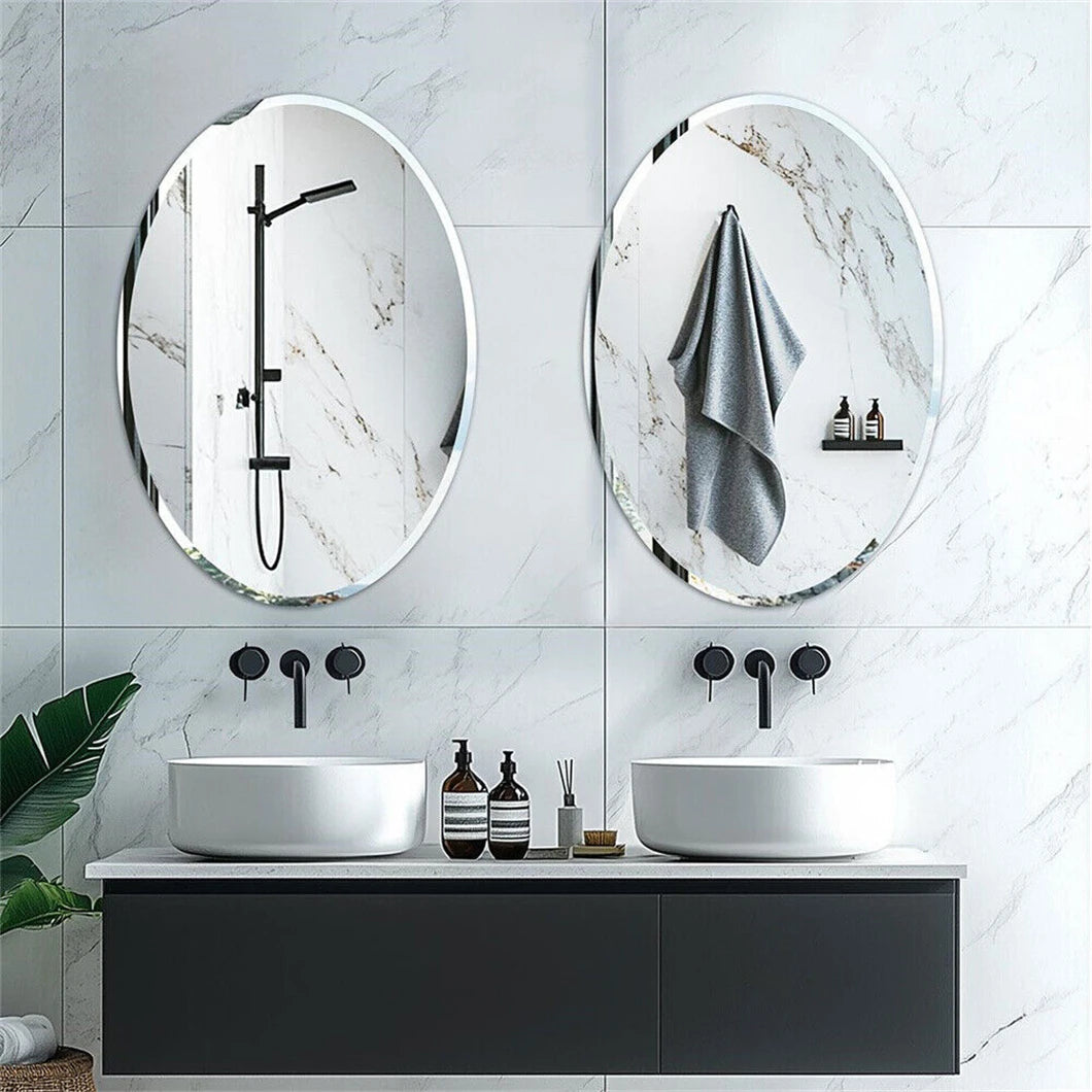 FRAMELESS HIGH DEFINITION OVAL/ELLIPTICAL MIRROR