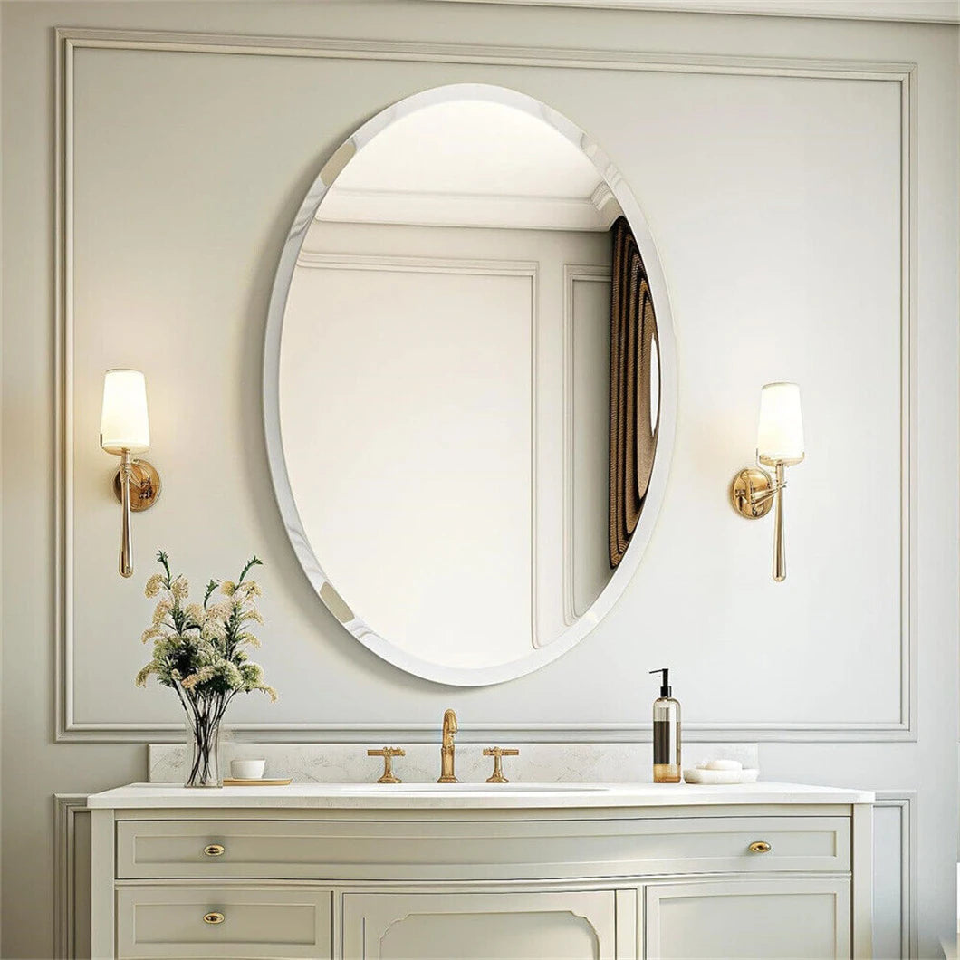 FRAMELESS HIGH DEFINITION OVAL/ELLIPTICAL MIRROR