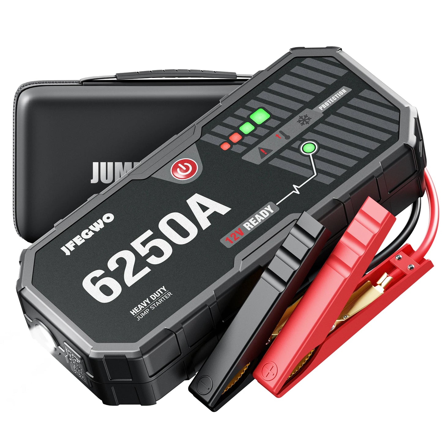 12V, 6000A - PORTABLE JUMP STARTER POWER BANK CHARGING DEVICE