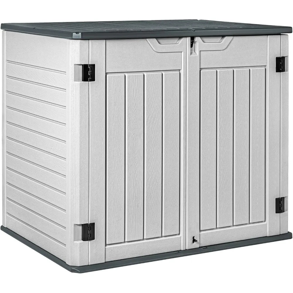 34 Cu ft - HORIZONTAL OUTDOOR STORAGE SHED CABINET
