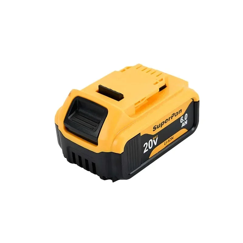 12V/18V, 6.0Ah - BATTERY, HIGH-CAPACITY COMPATIBLE W/DEWALT POWER TOOLS