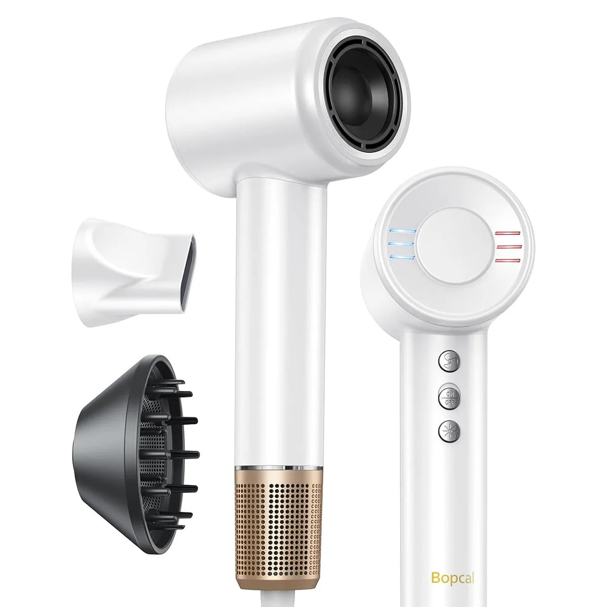 120,000-RPM 1,600-Watt - Brushless High Speed Negative Ions Hair Dryer