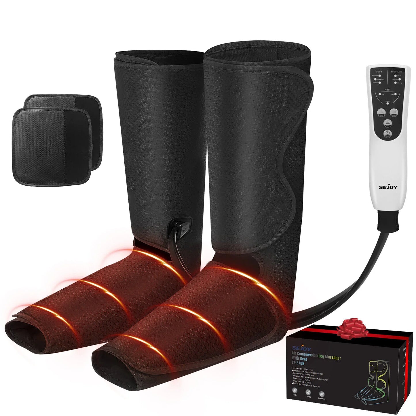 RECHARGEABLE ELECTRIC NECK/SHOULDER MASSAGER, HEAT AIR COMPRESSION