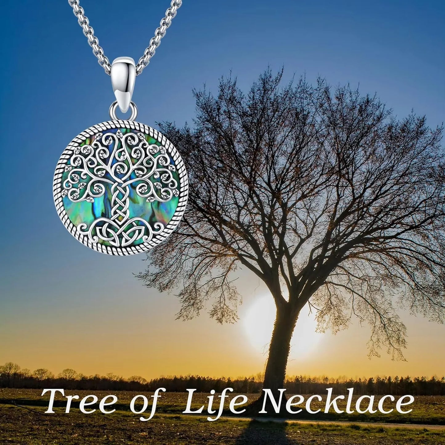 925 STERLING SILVER TREE OF LIFE NECKLACE PENDANT