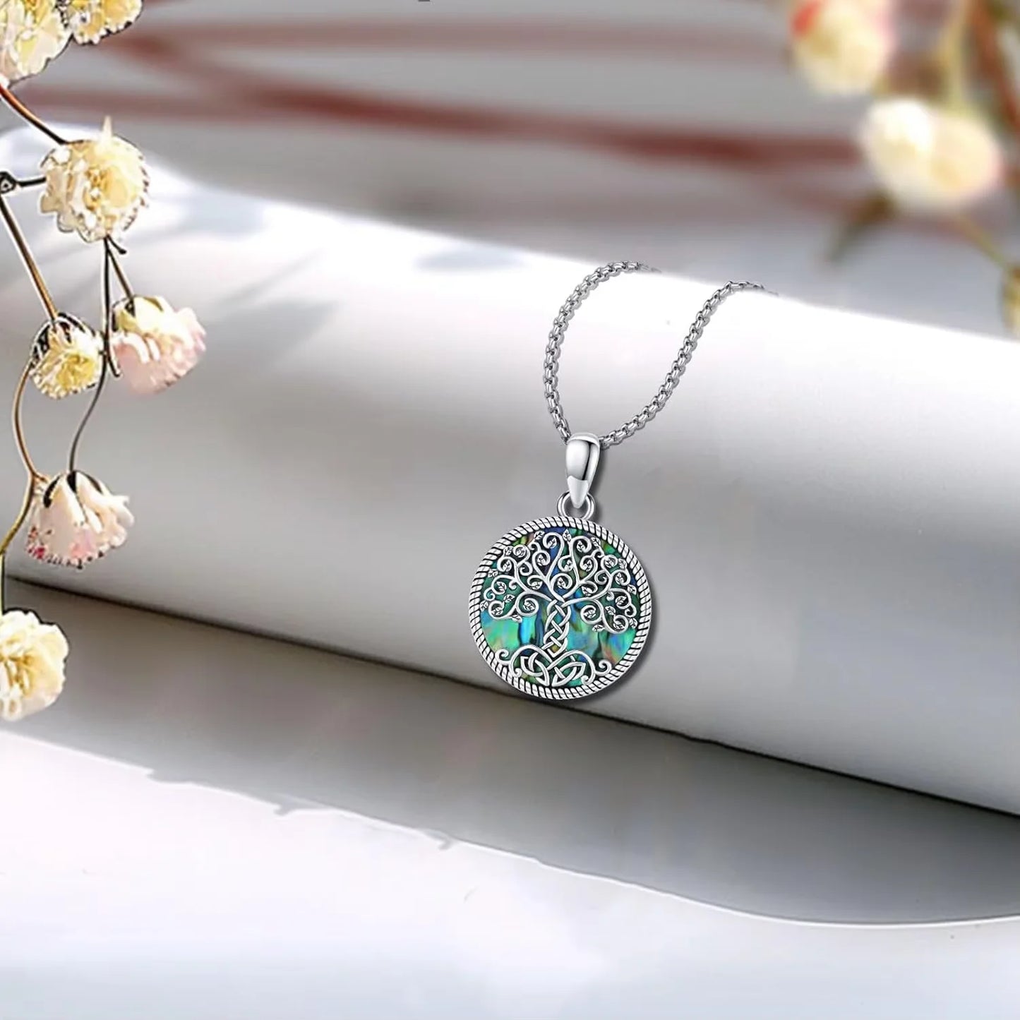 925 STERLING SILVER TREE OF LIFE NECKLACE PENDANT