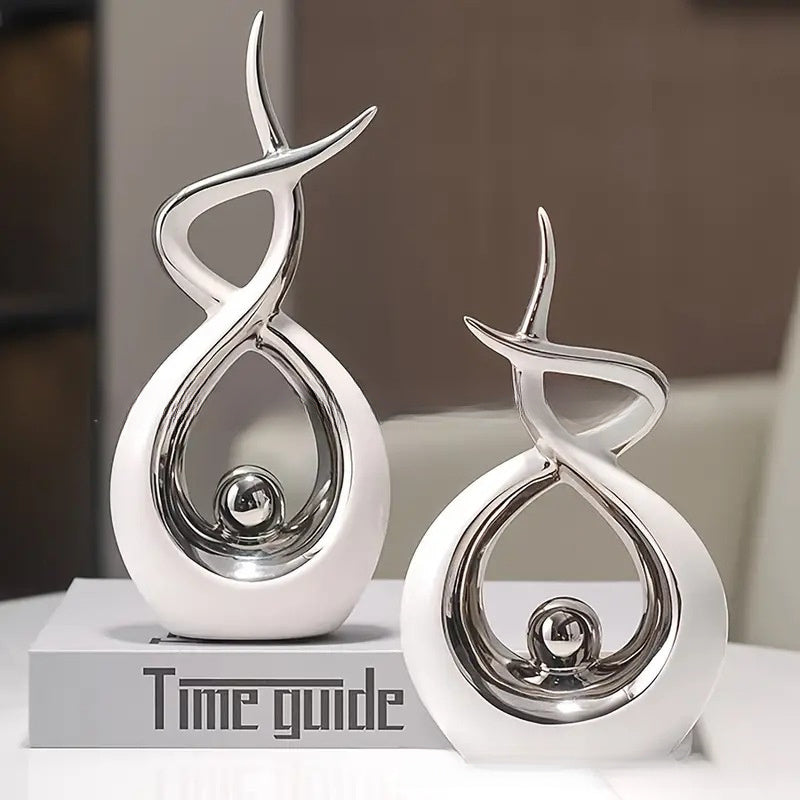 2pcs - ADVANCED LIGHT LUXURY RESIN HOME DECORATION