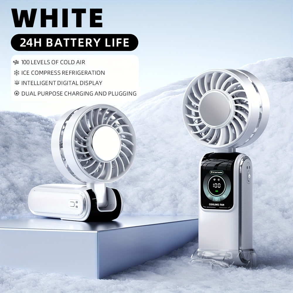 100-SPEED - PORTABLE ULTRA QUIET REFRIGERATION HANDHELD FAN