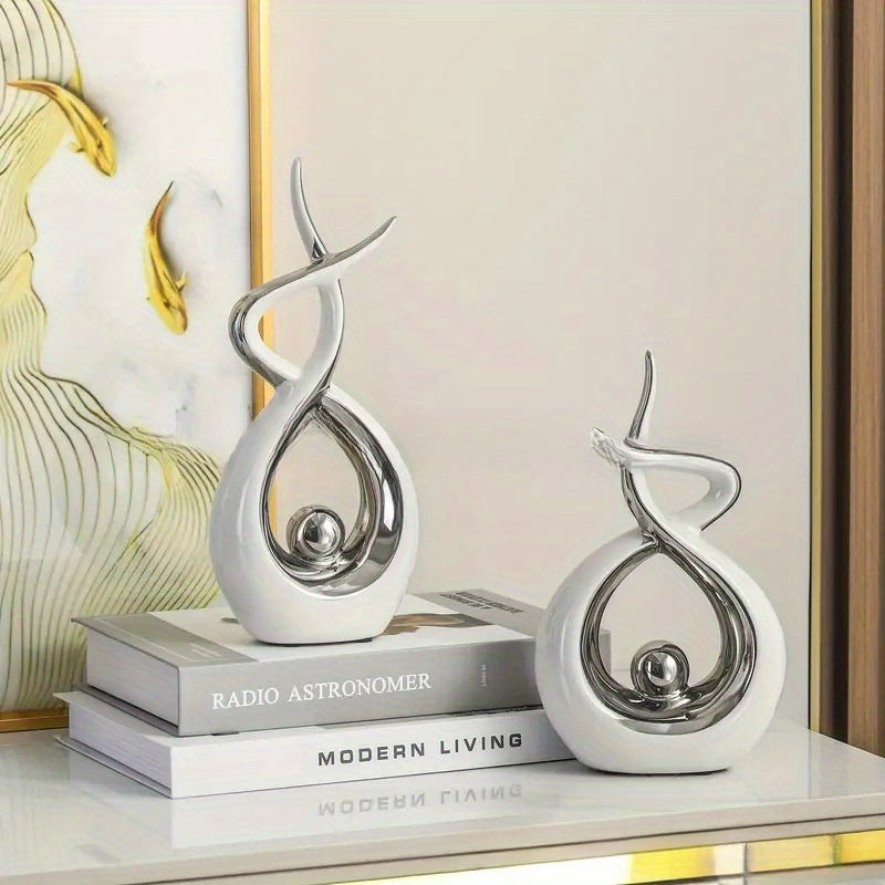 2pcs - ADVANCED LIGHT LUXURY RESIN HOME DECORATION