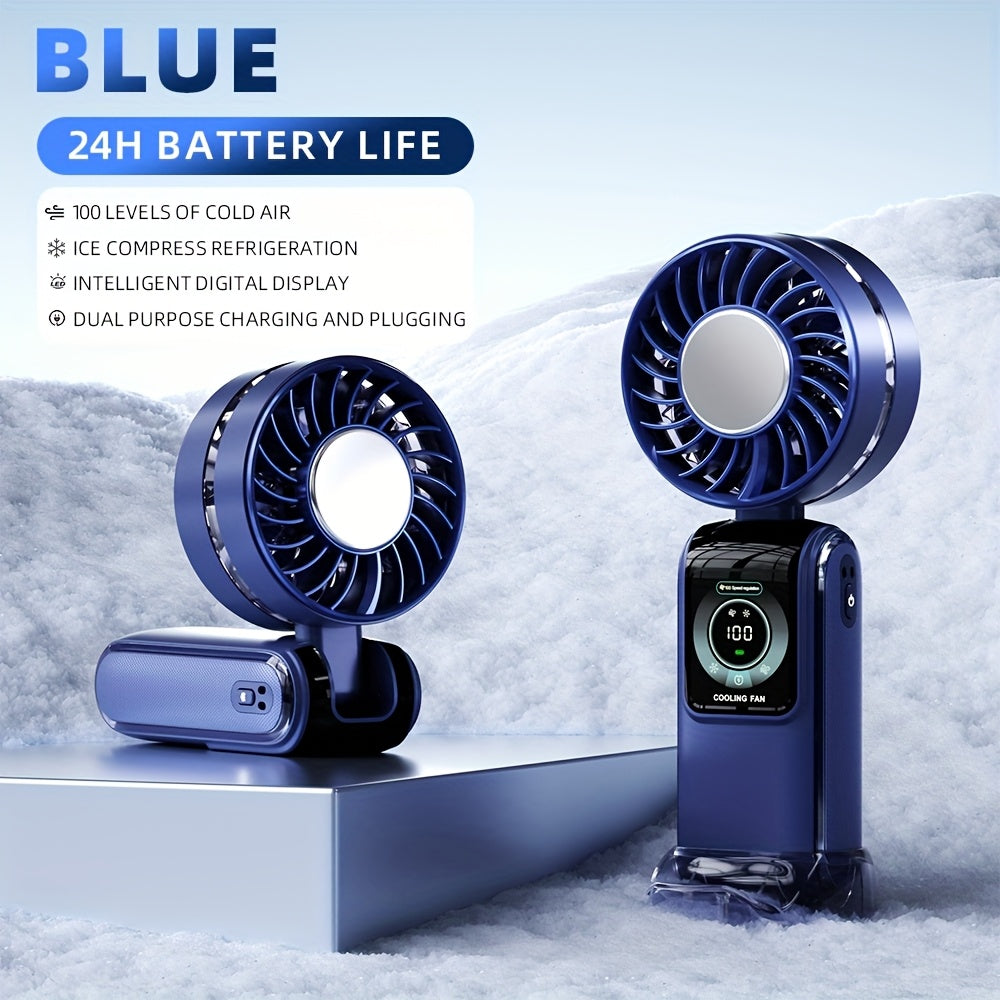 100-SPEED - PORTABLE ULTRA QUIET REFRIGERATION HANDHELD FAN