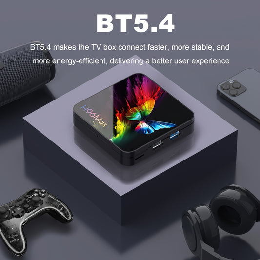 ANDROID 14.0 SMART TV BOX WIRELESS GOOGLE VOICE ASSISTANT