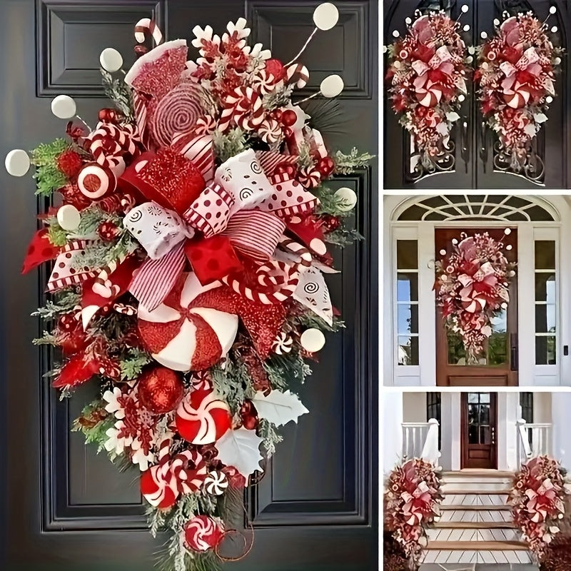 LUXURIOUS ELEGANT CHRISTMAS FRONT DOOR WREATH DECORATIONS