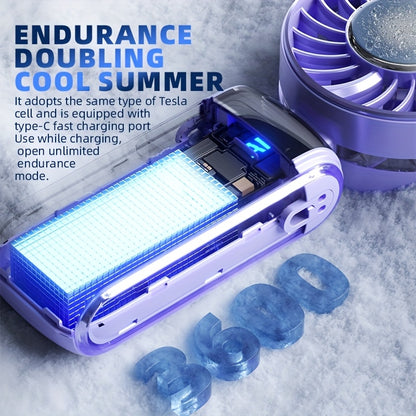 100-SPEED - PORTABLE ULTRA QUIET REFRIGERATION HANDHELD FAN