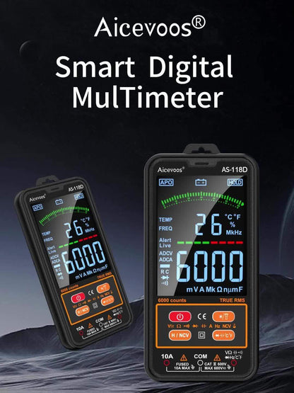 AUTO-RANGING SMART DIGITAL MULTIMETER ELECTRICAL TESTER