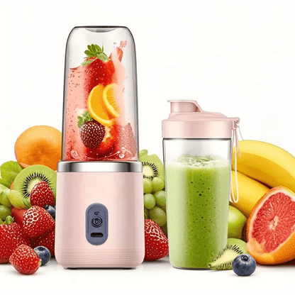 3pcs - PORTABLE MULTIFUNCTION  JUICER W/DIGITAL DISPLAY & USB CHARGING