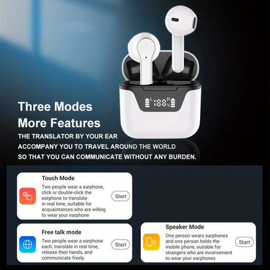 144 LANGUAGES - REAL-TIME TRANSLATOR EARBUDS SMART VOICE