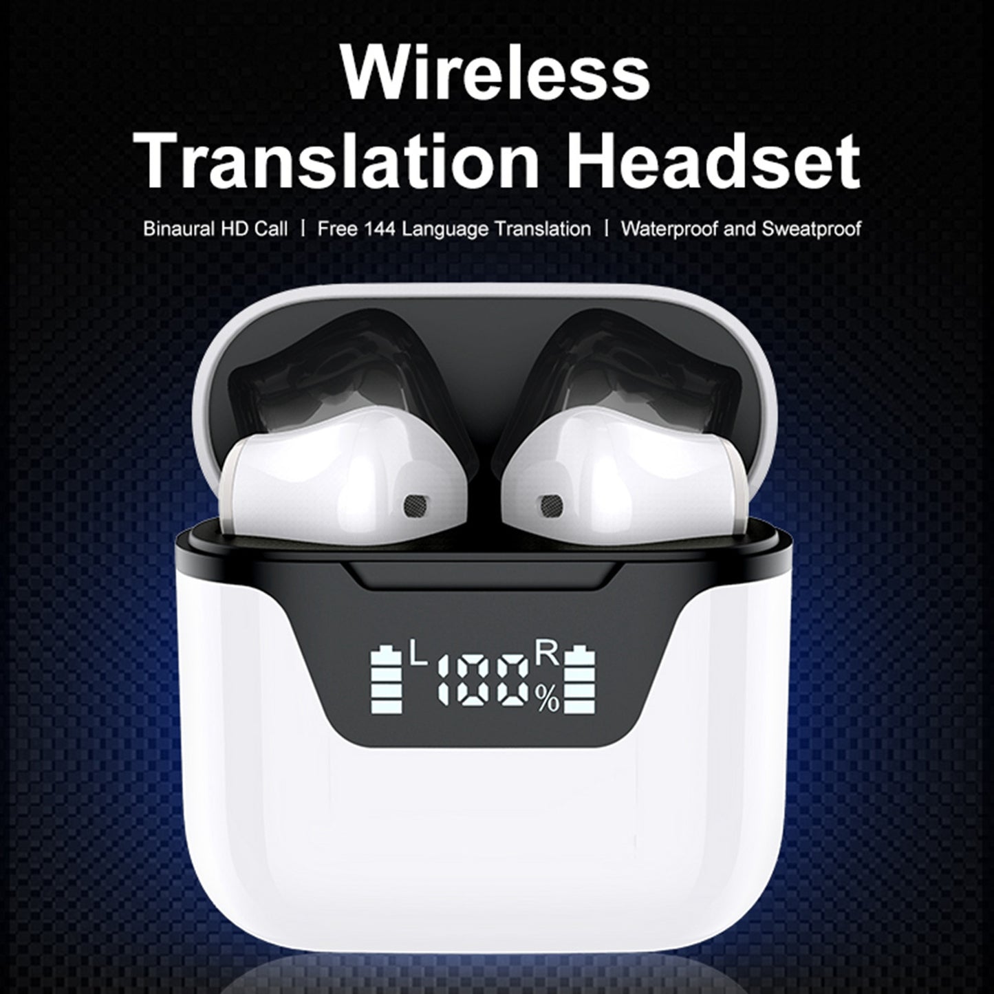 144 LANGUAGES - REAL-TIME TRANSLATOR EARBUDS SMART VOICE