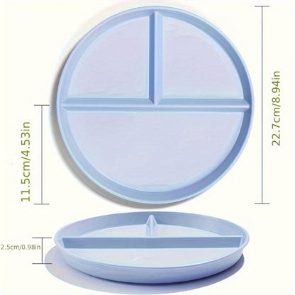 5pcs - SEPARATOR ANTI-FALL DINNER PLATE e/FOOD TRAY