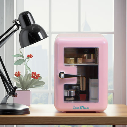 4-LITRE - DUAL PURPOSE MINI REFRIGERATOR DRINK COOLER/COSMETICS