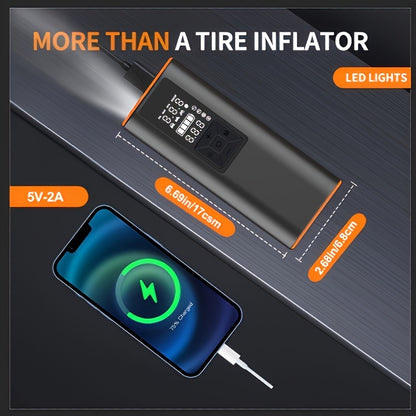 150 PSI - PORTABLE CORDLESS AIR COMPRESSOR TIRE INFLATOR