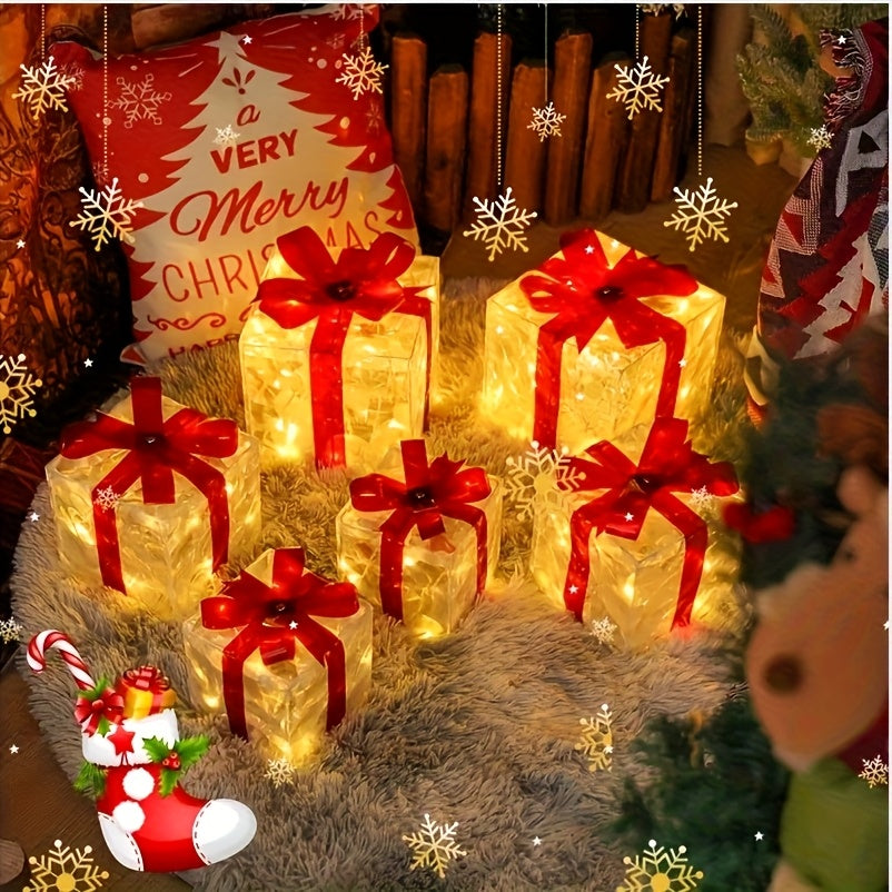 SET OF 3 - EXQUISITE CHRISTMAS NIGHT LIGHT DECORATIONS
