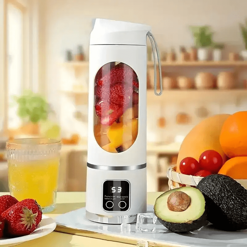 3pcs - PORTABLE MULTIFUNCTION  JUICER W/DIGITAL DISPLAY & USB CHARGING