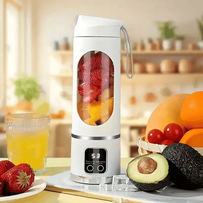 3pcs - PORTABLE MULTIFUNCTION  JUICER W/DIGITAL DISPLAY & USB CHARGING