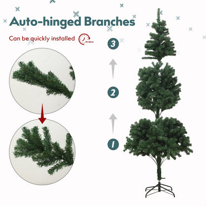 4.5ft/6.5ft/8.5ft - CONTEMPORARY FAUX CASHMERE CHRISTMAS TREE