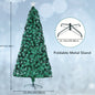 6ft/8ft/9ft/10ft - PRE-LIT FIBER OPTIC ARTIFICIAL SPRUCE CHRISTMAS TREE