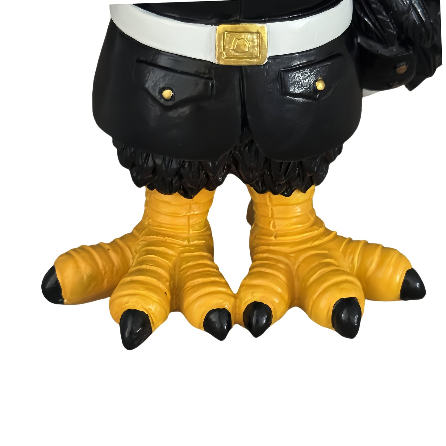 PATRIOTIC RESIN EAGLE STATUE MILITARY SALUTE STATUE