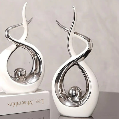 2pcs - ADVANCED LIGHT LUXURY RESIN HOME DECORATION