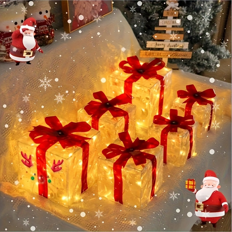 SET OF 3 - EXQUISITE CHRISTMAS NIGHT LIGHT DECORATIONS