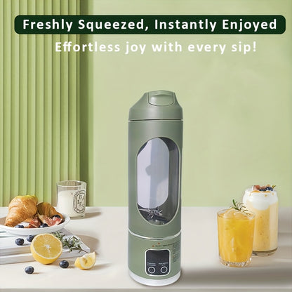 3pcs - PORTABLE MULTIFUNCTION  JUICER W/DIGITAL DISPLAY & USB CHARGING