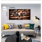 3pcs - AMERICAN FLAG WOOD FRAMED CANVAS WRAPPED PAINTINGS