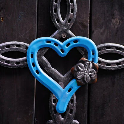 12in X 16in - HEAVY-DUTY IRON CONSTRUCTION METAL CROSS WALL ART