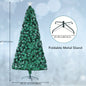 6ft/8ft/9ft/10ft - PRE-LIT FIBER OPTIC ARTIFICIAL SPRUCE CHRISTMAS TREE