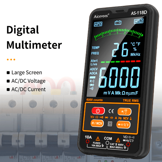 AUTO-RANGING SMART DIGITAL MULTIMETER ELECTRICAL TESTER