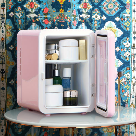 4-LITRE - DUAL PURPOSE MINI REFRIGERATOR DRINK COOLER/COSMETICS
