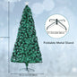 6ft/8ft/9ft/10ft - PRE-LIT FIBER OPTIC ARTIFICIAL SPRUCE CHRISTMAS TREE