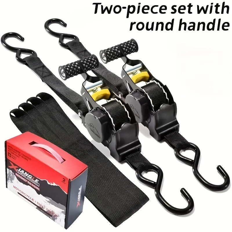 AIRCRAFT GRADE HEAVY-DUTY ALUMINUM LOCKING RATCHET STRAPS