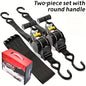 AIRCRAFT GRADE HEAVY-DUTY ALUMINUM LOCKING RATCHET STRAPS